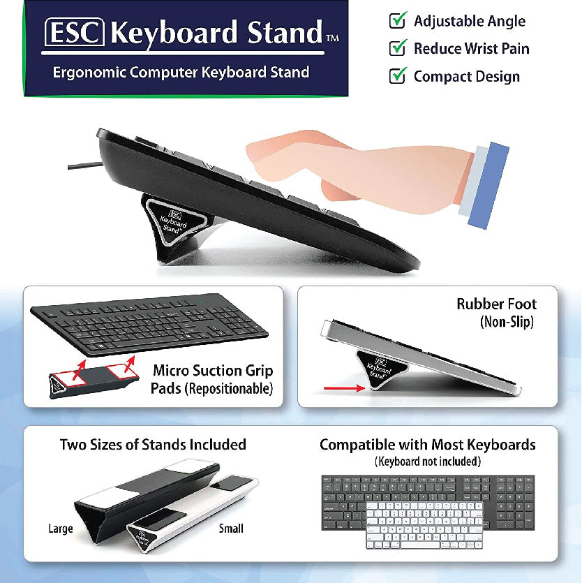 ESC Computer Keyboard Stand | Keyboard Riser – ESC Keyboard Stand